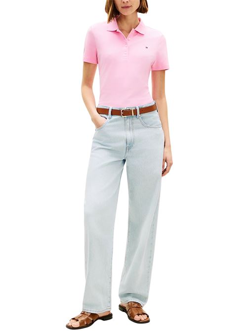 Polo slim fit in piquet Tommy Hilfiger | WW0WW43225TOR